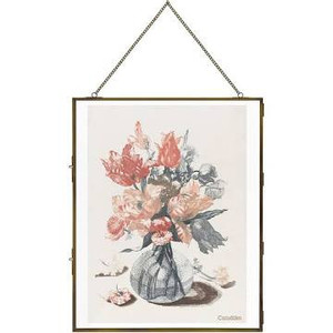 lot 2771 image: Candiko Floating Clear Picture Frame - 16 x 20 Antique Gold