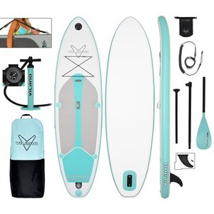 lot 3403 image: Vilano Journey Inflatable SUP Stand up Paddle Board Kit