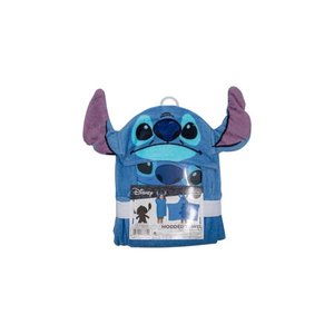 lot 3456 image: Disney Stitch Blue Bath Hooded Towel