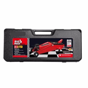 lot 3503 image: 8075591 14.93 in. 5000 lbs Hydraulic Automotive Trolley Jack, Red