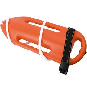 lot 3526 image: Amarine Made Rescue Can Floating Buoy Tube for Water Life Saving Swim Training Swim Buoy Safety Float with Adjustable Waist Belt
