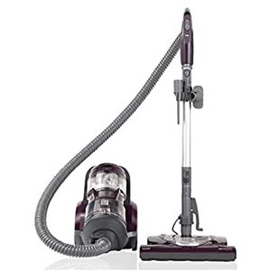 lot 3540 image: Kenmore Friendly Lightweight Bagless Compact Canister Vacuum with Pet Powermate, HEPA, Extended Telescoping Wand, Retractable Cord and 2 Cleaning Tools, Eggplant (B08N3KBWWP)