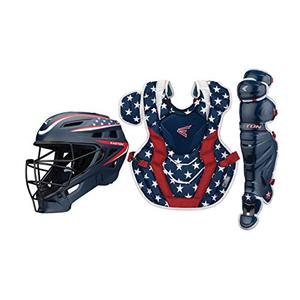 lot 3544 image: EASTON ELITE X Baseball Catchers Equipment Box Set, Intermediate, Stars N Stripes