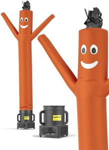 lot 4400 image: LookOurWay Air Dancers Inflatable Tube Man Set, 6-Feet Wacky Waving Inflatable Tube Guy with 9-Inch Diameter Blower
