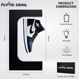lot 4421 image: Flyinggrail Acrylic Levitating Display 2.0 Latest Floating Shoe Display