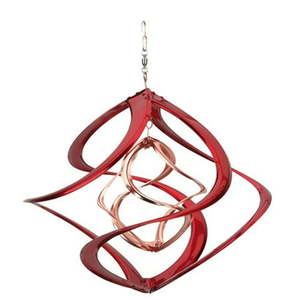 lot 4423 image: Colored 14 Double Wind Spinner Red (color Bronze)