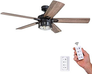 lot 4507 image: Honeywell Ceiling Fans 50690-01 Bonterra, 52 inches, Matte Black
