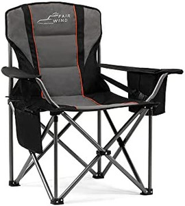lot 4510 image: FAIR WIND Oversized Fully Padded Camping Chair