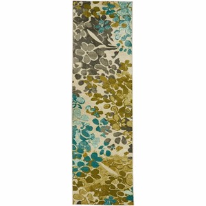 lot 4516 image: Mohawk Radiance Floral Watercolor Accent Rug (30 X 46)