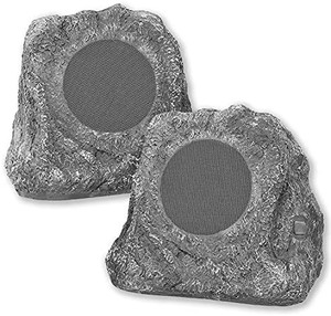 lot 4519 image: innovative technology Outdoor Rock Speaker Pair