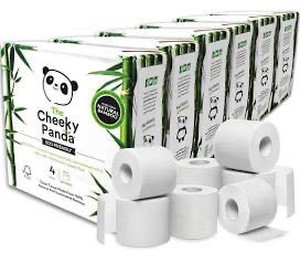 lot 4615 image: Cheeky Panda Plasticf Bamboo 3ply Trolls 4 Pack 6 set