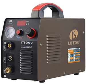 lot 4717 image: LOTOS LT5000D 50A Air Inverter Plasma Cutter Dual Voltage 110220VAC 12 Clean Cut