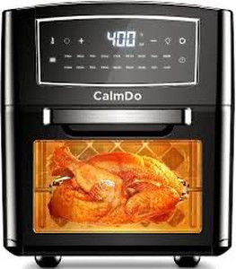lot 4814 image: Air Fryer Toaster Oven 12.7 QT Convection Oven Toaster Convection Food Dehydrator Digital Control 18 Preset Functions