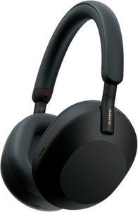 lot 4913 image: Sony - WH-1000XM5 Wireless Noise-Canceling Over-the-Ear Headphones - Black