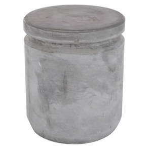lot 410 image: DecMode Grey Fiber Clay Industrial Stool 17