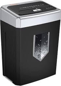 lot 412 image: Bonsaii 14-Sheet Office Paper Shredder, 30-Minute Crosscut Home Office Heavy Duty Shredder for Credit Card, Mails, Staples (C169-B)