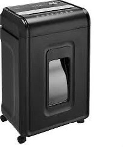 lot 414 image: Amazon Basics 24-Sheet Cross-Cut Paper, CD and Credit Card Home Office Shredder with Pullout Basket