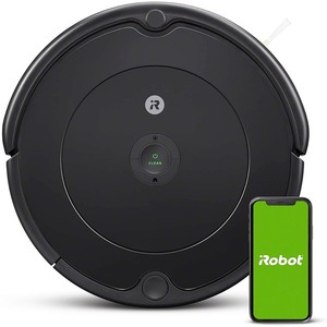 lot 638 image: iRobot Roomba 694 Wi-Fi Connected Robot Vacuum - Charcoal Grey