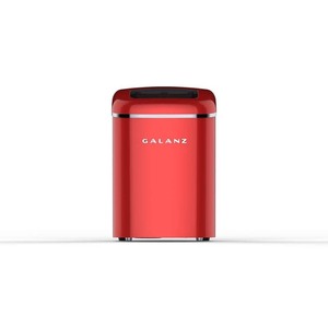 lot 1502 image: Galanz 26 lb. Freestanding Ice Maker in Red