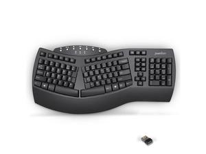 lot 2003 image: Perixx PERIBOARD-612B Wireless 2.4G & Bluetooth Ergonomic Split Keyboard for Windows & MacOS