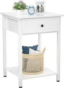 lot 2309 image: Ecoprsio End Table, White