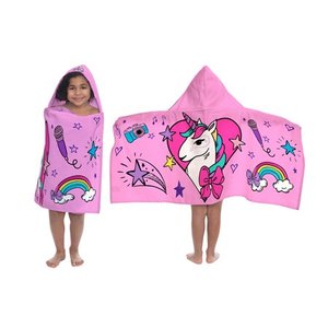 lot 2328 image: Nickelodeon Jo Jo Pink Hooded Bath Towel