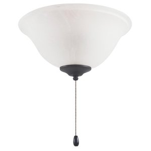 lot 2333 image: Design House 3-Light LED Ceiling Fan Light Kit in Oil Rubbed Bronze