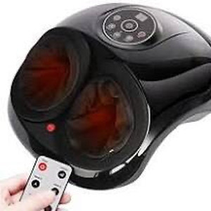 lot 2338 image: SHINE WELL Shiatsu Foot Massager, Foot Massager Machine with Heat, Foot Massagers for Neuropathy Pain and Circulation Plantar Fasciitis Massager for Home Use
