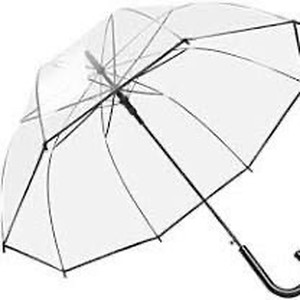 lot 2341 image: Siepasa Women��s Clear Bubble Transparent Umbrella-Auto Open Clear Dome Umbrella with Classic hook Handle for gentlemen and ladies wedding, bridal parties, outing and large group gathering, graduation, prom, or everyday city walking.