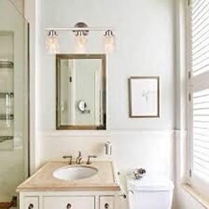lot 2426 image: ALICE HOUSE 20.5 Vanity Lights, 3 Light Wall Lighting, Brushed Nickel Finish Bathroom Lights Over Mirror, Bathroom Lighting AL9082-W3