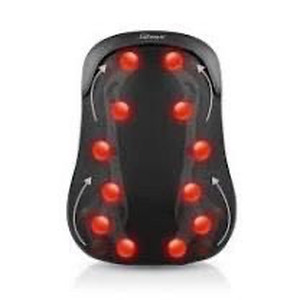 lot 2427 image: Snailax Chair Back Massager with Heat, Shiatsu Massage Chair Pad,12 Massage Balls & 3D4D Mode,Portable Chair Massager,Electric Massage Cushion for Shoulder,Leg,Back Pain, Home,Office,Car use