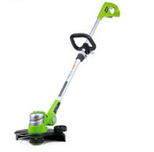 lot 2433 image: Greenworks 12-Inch 24V Cordless String Trimmer, Battery Not Included 2100302