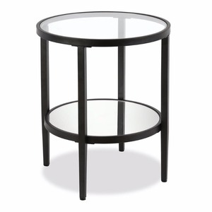 lot 2513 image: Camden&Wells - Hera Round Side Table - Blackened Bronze