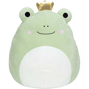 lot 2534 image: Squishmallows 16 Inch Baratelli the Prince Frog Plush