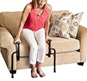 lot 2548 image: Stander EZ Stand-N-Go - Ergonomic Support Handles and Adjustable Standing Aid for CouchChair or Recliner, 8.5 Pounds