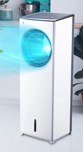 lot 75397 image: Evaporative Air Cooler-3-in-1 Portable Air-Cooling Fan, Instant Cool & Humidify with 3 Speeds, 8H Timer, 3 Modes, No Noise Tower Fan, No Dust, Bladeless Fan for Large Room Office (White)