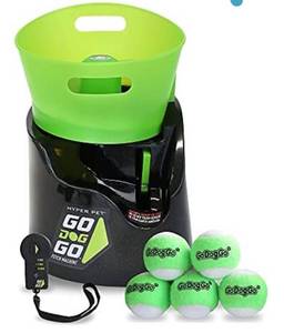 lot 75418 image: GoDogGo Fetch Machine Dog Ball Launcher & Automatic Ball Launcher for Dogs (Tennis Ball Launcher for Dogs uses Tennis Balls for Dogs) Ball Launcher for Dogs that Love Fetch