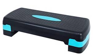 lot 75419 image: BalanceFrom Adjustable Workout Aerobic Stepper Step Platform Trainer