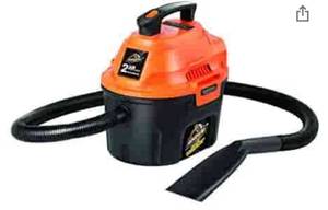 lot 75442 image: Armor All, AA255 , 2.5 Gallon 2 Peak HP WetDry Utility Shop Vacuum , Orange