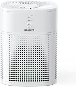 lot 29985 image: Air Purifiers for Bedroom Home MORENTO HEPA Filter Cleaner with Fragrance Sponge for Sleep, Smoke, Allergies, Pet Dander Odor Desktop, Portable Air Purifier with 24db Sleep Mode