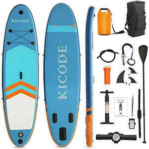 lot 30005 image: Inflatable Paddle Board for Adults 106 x 32 x 6, Stand Up Paddleboarding with Premium SUP Board Accessories & 10L Waterproof Bag, Carry Bag, Leash and Pump, Waterproof Phone Pouch