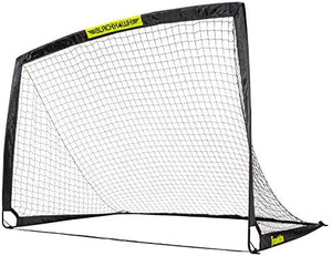 lot 30014 image: Franklin Sports Blackhawk Backyard Soccer Goal - Portable Kids Soccer Net - Pop Up Folding Indoor  Outdoor Goals, Pink   (4 x 3)