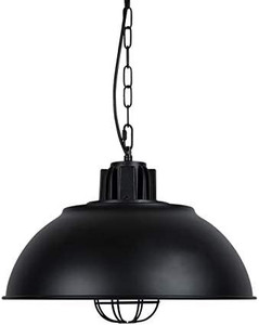 lot 30425 image: SAINT LROA Light Industrial Metal Pendant Lighting, Oil Rubbed Bronze Finish Pendant, Black (42cm)