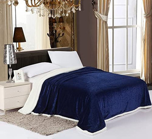 lot 30444 image: Cozy Home Luxurious Reversible Sherpa Lining Comforter   (Not exact stock photos)