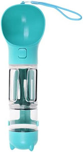 lot 30508 image: WANZQHOING Portable Pet Dog Go Out Multi-Purpose Water Bottle, with Garbage Storage Bag and Dog Food Container, Used for Puppies, Cats and Other Animals Walking in The Park