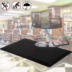 lot 30517 image: 3x 5 Salon Mats for Hair Stylist Salon & Barber Shop Chair Anti-Fatigue Rectangle 12 Thick Non-Slip Commercial Floor Mat Shampoo Station Salon Equipment Barbershop Beauty Supplies, Black  (10set)   (Might not be exact stock photo)