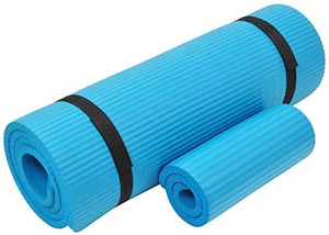 lot 31316 image: Ultra-high-performance yoga mat with blue carrying strap