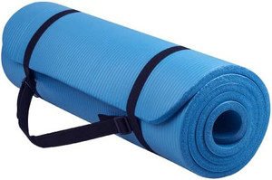 lot 31833 image: Ultra-high-performance yoga mat with blue carrying strap