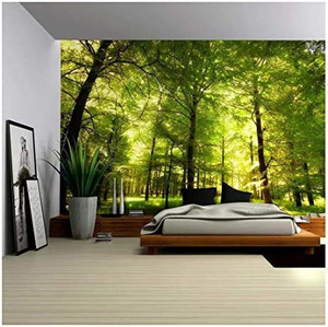 lot 31890 image: Wall26 - Crowded Forest Mural - Wall Mural, Removable Sticker, Home Decor   (100 x 144 inches)
