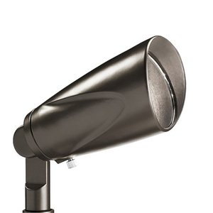 lot 31900 image: Kichler 150-Lumen 3-Watt Olde Bronze Low Voltage Hardwired LED Flood Light  (4 Pack)